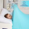 Sensory Compression Blanket | Lycra Bed Sheet for Kids & Adults | Deep Relaxing Feeling, Release Oxytocin | Helps With: SPD, Anxiety, ADHD, Autism and More | Breathable, Cool & Stretchable | Full Size
