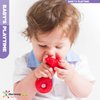 Discovery Toys Super Yummy Teether | 5 Teething Knobs Training for Infant, Baby, and Toddler | BPA-Free Soothing Teething Toy from Birth