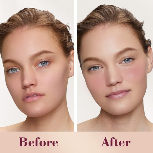 Cilrofelr Dewy Liquid Blush, Soft Cream Liquid Blush for Cheek, Buildable & Blendable Pigment, Lightweight & Smooth Texture, Longwear Formula for a Soft, Natural Flush (01 Soft Rose)