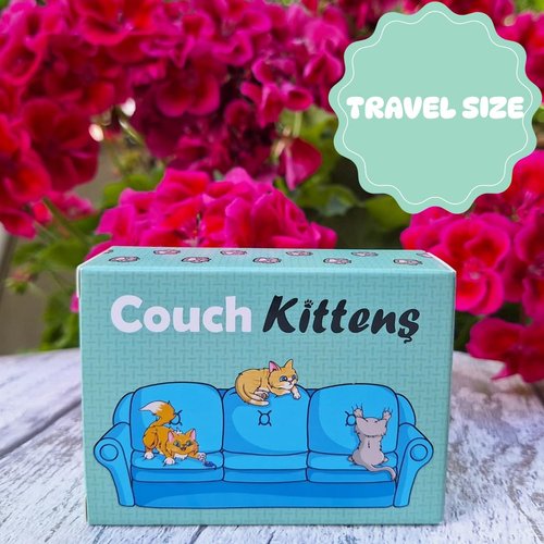Couch Kittens Card Game- Quick and Easy 2 Player Game for Cat Lovers by The Dusty Top Hat