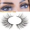Kisslily 14 Pairs 18mm False Eyelashes Multipack Natural Look Wispy Fake Eyelashes Wholesale Contact Lens Friendly Faux Mink Lashes Pack Suitble For Daily Wear Lightweight No Glue (3DX14)