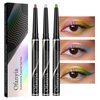 Multichrome Eyeliner, Colored Eyeliner Penclis with Retractable,Glitter Eyeliner Pencil for Halloween Makeup,Waterproof Eyeliner Pen,24h Long Lasting Eye Liner Smudge Proof Eye Pencil