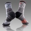 FEIDEER Men's Hiking Socks, Outdoor Sports Wicking Cushion Quarter Crew Socks for Men (3MS20203-XXL)