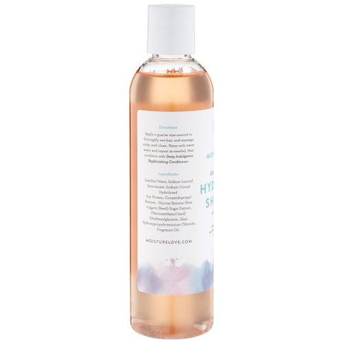 Gentle Embrace Hydration Shampoo for Curly Hair. Hydrating Shampoo that Moisturizes, Hydrates, Cleanses your Hair. All Natural Vegan Sulfate Free for All Types of Hair. Travel Size 8oz.