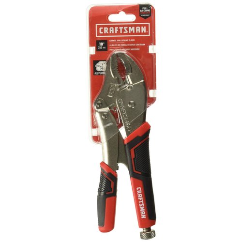 CRAFTSMAN Locking Pliers, Curved Jaw, 10WR, 10-Inch (CMHT81726)