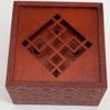 Bits and Pieces - The Emperor's Secret Puzzle Box - Wooden Brainteaser - Secret Compartment Brain Game for Adults - Stash Your Valuables