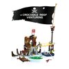 YPYFC Treasure Island Pirates Building Sets, 442PCS Pirate Ship Building Brick Toy Set Themed Display Model Room Decor Gifts for Kids Boys 6+