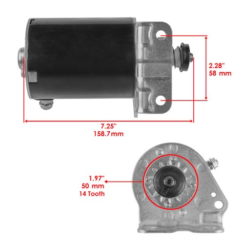Caltric Starter Compatible with Toro Timecutter Z380 Z420 Z 380 420 Riding Mower Briggs & Stratton 465Cc 2005-2006