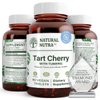Natural Nutra Tart Cherry Extract with Turmeric Curcumin, Joint Health, Vegan, Vegetarian, Gluten Free, 60 Tablets