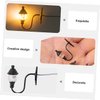 DOITOOL 4pcs Dollhouse Wall Light Christmas Decor Mini Furniture Chandelier Light Mini House Chandeliers Miniature Sconces Lights Mini Wall Lamp Models DIY Sand Table Decor Mini Lights LED