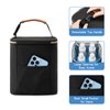 BABEYER Breastmilk Cooler Bag with Ice Pack Fits 4 Baby Bottles Up to 9 Ounce, Baby Bottle Cooler Bag Suitable for Nursing Mom Daycare, Black