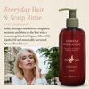 Hair & Scalp Rinse Daily Conditioner, Made in Italy, All Natural Cruelty Free Hair Care for Women & Men, Organic Olive Oil, Jojoba Oil, Spruce Tree Extract, PUMP NOT INCLUDED, 251ml/8.5floz, EVERYDAY