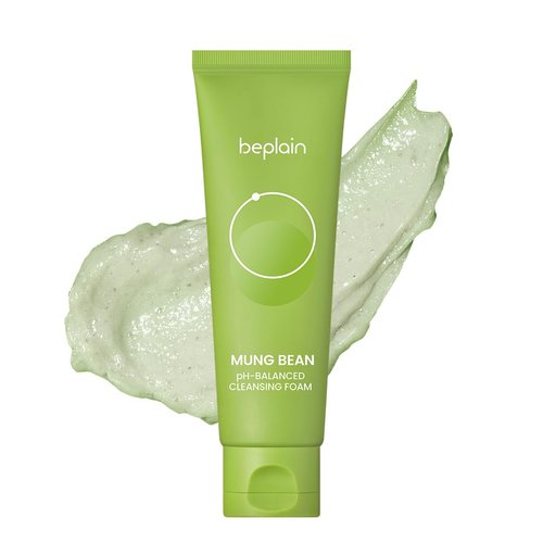 beplain Greenful pH-Balanced Face Wash 5.4 fl oz (160ml) | Gentle Scent-free Natural Face Wash | Face Wash for Acne prone, oily and sensitive skin | Korean Face Wash | k-beauty