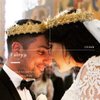 Fairyu Pearl Wedding Tiaras and Crown Bride Pink Flower Tiaras Baroque Wedding Tiara Hair Accessories for Women
