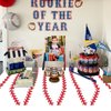Hegbolke 4 Pack Baseball Tablecloths - Baseball Party Table Cover Rectangular Baseball Pattern Table Cloth for Kids Sports Baseball Birthday Party Supplies, 86.6" x 51.2"