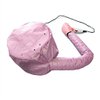 FMELAH Portable Soft Hair Drying Bonnet with Adjustable Attachment for Hand Held Hair Dryer - Salon Baking Oil Mask (Pink)