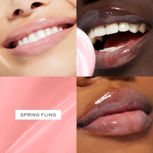 Lancôme Juicy Tubes Shine Lip Gloss - High Shine & Lasting Hydration - Vitamin E Enriched - 02 Spring Fling (Creamy)