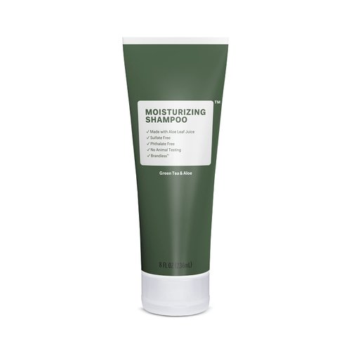Brandless Green Tea & Aloe Moisturizing Shampoo | Clean Shampoo for All Hair Types | Paraben, Phthalate, Sulfate and Cruelty Free | Vegan Formula | 8 fl oz