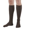 Ames Walker AW Style 638 Men's Microfiber 8-15 mmHg Mild Compression Knee High Socks Brown Medium
