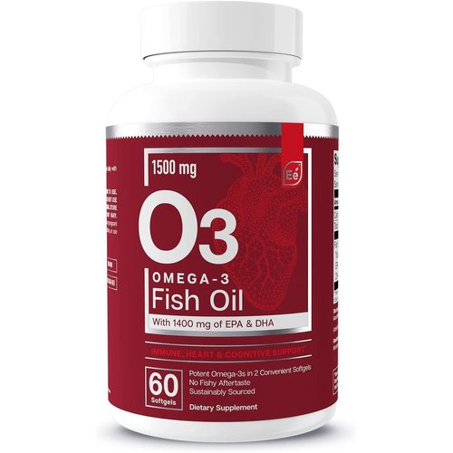 Essential Elements Omega-3 Fish Oil Supplement with EPA &amp; DHA | Fatty Acids for Immune, Heart &amp; C...