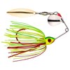 Strike King (BBMK-317SG) Bleeding Bait Mini-King Spinnerbait Fishing Lure, 317 - Bleeding Firetiger, 1/8 oz, Premium Red Hook