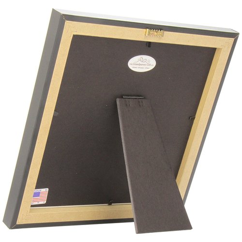 The Grandparent Gift Company- 8”x 8” Black Wooden Table Top or Wall Frame- “My Grandma’s Smile”- Sentimental Gift