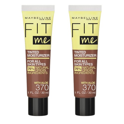 MAYBELLINE Pack of 2 New York Fit Me Tinted Moisturizer, 370
