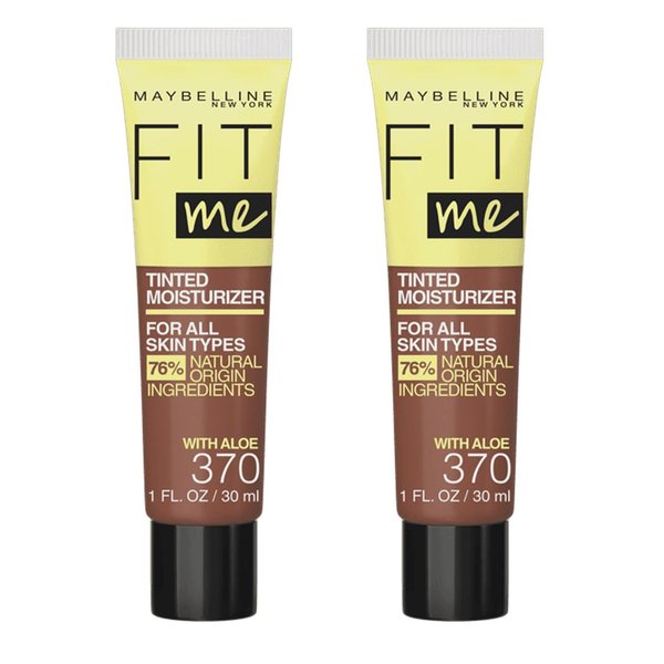 MAYBELLINE Pack of 2 New York Fit Me Tinted Moisturizer, 370