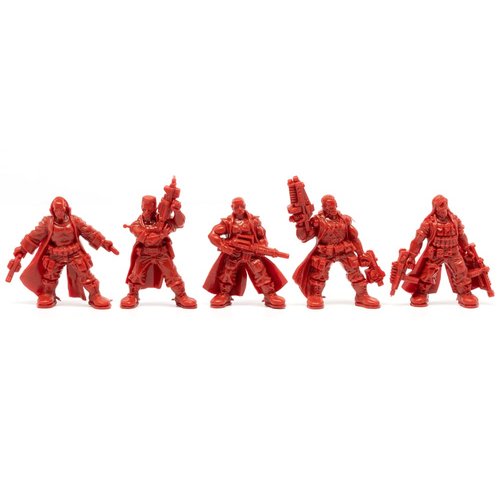 Fantasy Battles Creature Mini Action Figure Playset- Space Rebels 2 ʺ Fantasy Figures - XL 1/32nd Scale DND 5 pcs Characters Accessories RPGs and DM Soldiers