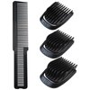 Bedaily Replacement 3Pcs Beard Stubble Blade Guards (3mm 5mm 7mm) with Beard Comb Set Compatible for Phi+lips Norel+co Multigroom Trimmer MG3750 MG3757 MG3758 MG3760 MG3910 MG5700 MG5720 MG5730