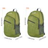 Outlander Packable Handy Lightweight Travel Hiking Backpack Daypack, Green