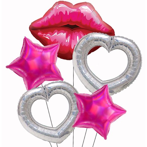 ScHaan Sing girl balloons Concert Vocalist Birthday Party Decorations Popular Vocalist Party Supplies Music Birthday Decorations Popular Sing girl Party Supplies for sing fans-6pcs