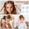 128 Pack Small Butterfly Hair Clips, 32 Colors Mini Claw Clips Hair Accessories for Toddler Baby Girls Women, Cute Hair Clips with Box Back to School Gift Halloween Christmas Gift