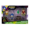 Sonic Prime 2.5-inch Action Figures Bos Cage Maze Themed 5 Pieces: Sonic, Gnarly Knuckles, Mangey Tails, Tree Stump and Green Shard. Ages 3+ (Officially Licensed by Sega and Netflix)