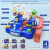 Jishi Kids Race Track Toys for Boys, Toddler Car Adventure Toys for Kids Age 3 4 Years Old Boys Girls, Puzzle Rail City Rescue Game Playset Preschool Educational Birthday Gifts for Kids Ages 3 4 5 6 7