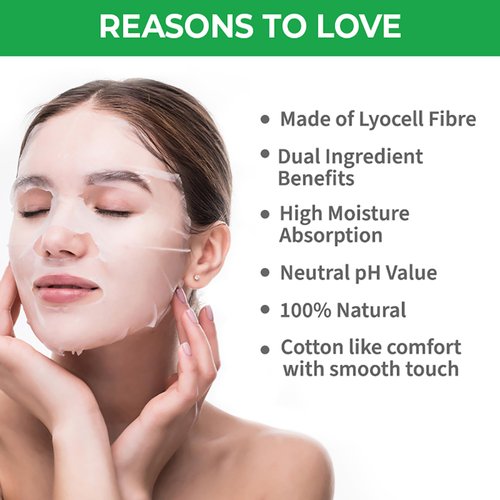 Nykaa Naturals Skin Secrets Bubble Sheet Mask, Avocado and Moringa, 0.67 oz - Face Mask for Dry Skin - Brightening Sheet Face Mask - Skincare Mask