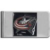 NHL Siskiyou Sports Mens Columbus Blue Jackets Steel Money Clip One Size Team Color