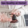 Calm Massage Oil with Lavender & Chamomile Essential Oils to Relax Sore Muscles - for Massage Therapy & Home use – with Coconut, Grapeseed & Jojoba Oils for Smooth Skin– Brookethorne Naturals - 8oz