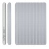ForPro Zebra Foam Board, 120/240 Grit, Double-Sided Manicure Nail File, 7” L x .75” W 50-Count