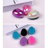 Detangling Brush, Hair Brush Portable Travel, Glitter Egg Shape Anti Static Knots, Air Cushion Massage Detangler Brush for Curly Long Thick Dry Wet Frizzy Damaged Hair Adults Kids
