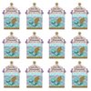 Big Dot of Happiness Let’s Be Mermaids - Treat Box Party Favors - Baby Shower or Birthday Party Goodie Gable Boxes - Set of 12