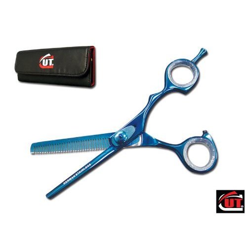 6.25" Blue CUT Brand Pro Hair Thinning Shears Scissors German Steel 2106BC