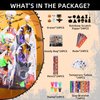 192 Pcs 24 Pack Assorted Halloween Stationery, Halloween Party Favors for Kids, Goodie Bags Stuffers Set Including Halloween Pencils, Rulers, Stamps and Erasers in Trick or Treat Bags