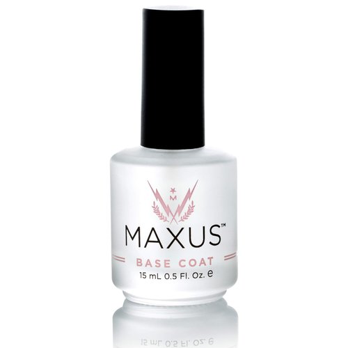 Maxus Nails Base Coat Nail Polish, Clear Nail Plate Protector - 0.5 Oz.