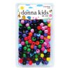 Donna Hair Beads for Hair Braids Kit Including 11x10mm Pony Beads, DIY Hair Braiding plastic beads for braid hair 1pc Quick Beaders for Kids Hair Braids ASSORT