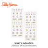 Sally Hansen Salon Effects Nail Accents, Princess Cut, Nail Art Decals, Easy to Use, No Commitment, Use On Nail Polish or Bare Nails, Mix and Match