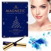 DUOERLA Magnetic Lashes with Eyeliner and Applicator, 10 Pairs Reusable Magnetic Eyelashes Kit and 4 Tubes of Waterproof Magnetic Eyeliner, [Upgraded] 3D Natural Look, Strong Hold,Easy to Apply
