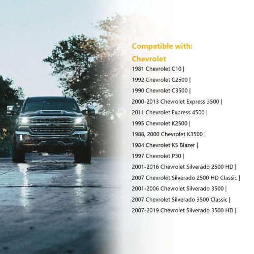 10591D Locking Diesel Fuel Cap Gas Cap Fuel Tank Caps Fit for Chevy Silverado Express C3500 K3500, Dodge Ram 3500 W350 D350, Ford F-250 E-350, GMC Sierra Savana, OE # 9MGC791, MGC791, 10591