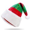 WTTORDE Christmas Elf Hat, Xmas Hats Red and Green with Sequins, Party Clown Hat Headwear for Holiday Accessory Party Favors