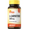 L-Carnitine 500mg | 60 Capsules | Free Form Amino Acid | Non-GMO and Gluten Free Supplement | by Sundance